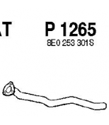 FENNO STEEL - P1265 - Трубопровод выпускной AUDI A4 (8E2, B6) 1.9TDI 04
